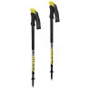 Bâtons De Marche 3 Brins COMPACT PRO Jaune Fizan (la Paire)