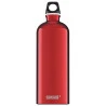 Bouteille Aluminium TRAVELLER 1L Rouge Sigg -Magasin De Plein Air bouteille aluminium traveller 1l rouge sigg