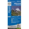 Carte TOP 25 IGN 3433 OT ALLEVARD - BELLEDONNE NORD 2022