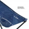 Chaise Haute De Randonnée Et Camping SUNSET CHAIR V2 Blue-bandanna Helinox 5 Chaise Haute De Randonnée Et Camping SUNSET CHAIR V2 Blue-bandanna Helinox – Image 3