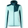 Polaire à Capuche Femme THERMAL GRID PRO HOODY MAGLIA 2951 Icy-blue Montura -Magasin De Plein Air polaire a capuche femme thermal grid pro hoody maglia 2951 icy blue montura