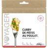 Repas Lyophilisé Curry De Pâtes Au Poulet 200g - 1016 Kcal - Voyager Nutrition