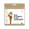 Repas Lyophilisé Pâtes Au Fromage Et Aux Champignons 80g - 346 Kcal - Voyager Nutrition