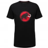 Tee-shirt Coton Biologique CLASSIC LOGO Noir-rouge Mammut