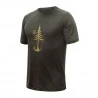 Tee-shirt Homme Laine Mérinos AIR PT EARTH Olive SENSOR