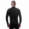 Tee-shirt Homme Laine Mérinos DOUBLE FACE 1/4 ZIP Noir SENSOR 6 Tee-shirt Homme Laine Mérinos DOUBLE FACE 1/4 ZIP Noir SENSOR – Image 4