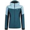 Veste Softshell à Capuche Femme AIR ACTION HYBRID JACKET WOMAN 5129 Baltic-blue Montura